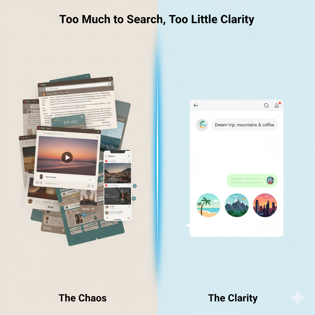 Too much to search, too little clarity
